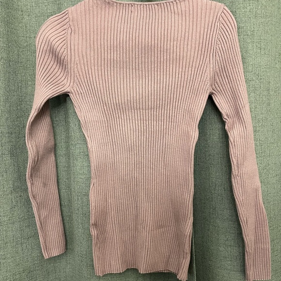 ZESICA Women's Casual Long Sleeve Square Neck Slim Fitted Ribbed Knit Sweater - Picture 8 of 9